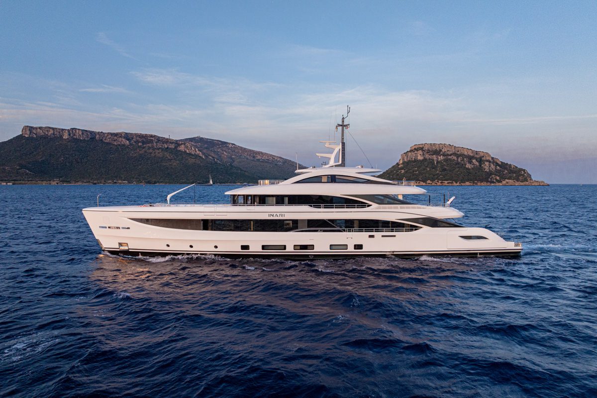Benetti B.Now 50M drone photography at sea