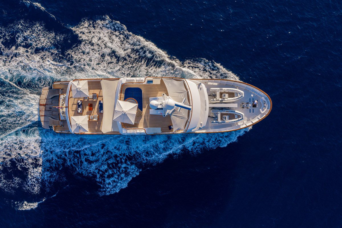 superyacht photoshoot in Antibes at sunrise